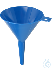 Blue disposable liquid funnel