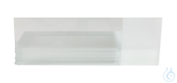 Microslides, ground edges, approx. 1 mm thick with frosted stripe on both sides