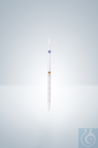 GRAD. PIP. CULTURE B 2:0,1 ML, L 225 MM, AMBER STAIN GRAD.
