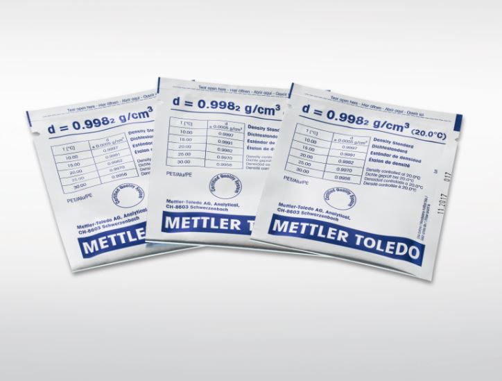 Density standards (6mL), set of 10