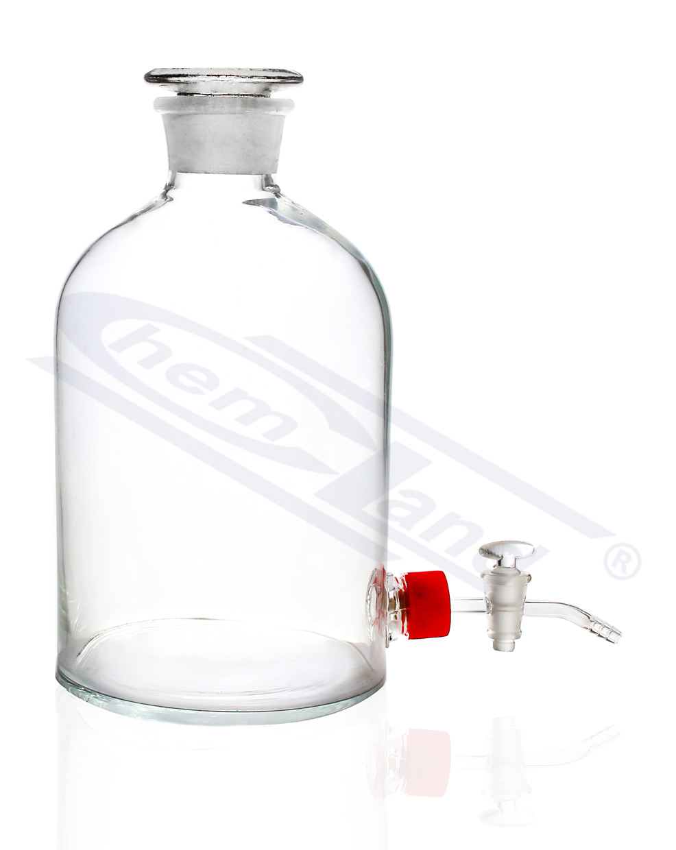 butelka z korkiem i tubusem 05000ml +kran