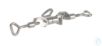 Bosshead 18/10 steel, swivel type, d=16,5mm
