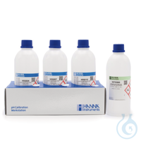 pH 4.01, pH 7.01, pH 10.01, pH Value @25°C, (4) 500 mL bottles HI?70300L