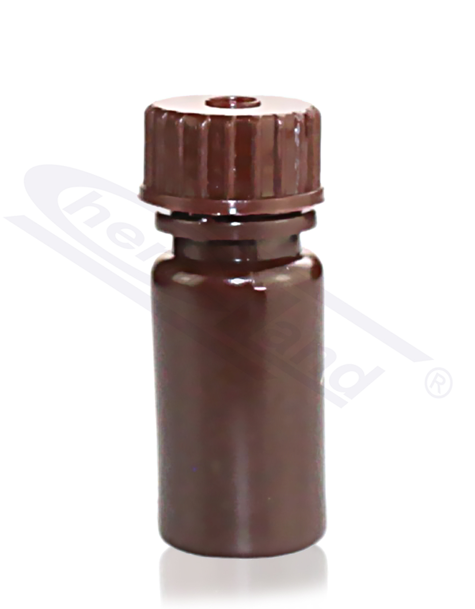 butelka  HDPE 0004ml wąska szyja, BRĄZOWA