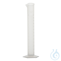 Measuring cylinder hexagonal base, polypropylene, class B, 2000 ml, 2 pcs