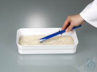 Spatula for foodstuffs, blue
