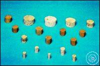 Cork stopper Ø top 20mm Ø bottom 17mm length 22mm