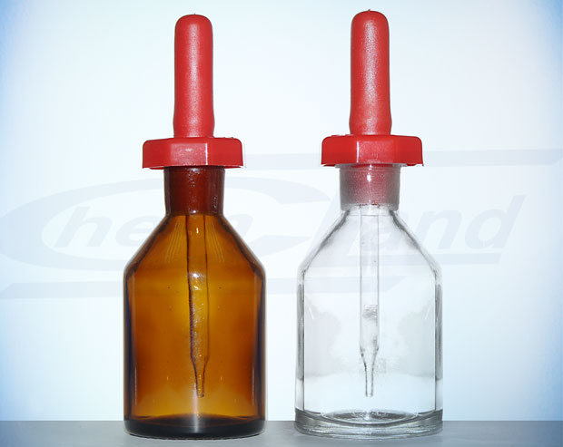 kroplomierz z pipetką wzór angielski 060ml biały