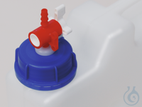 Venting valve in screw cap