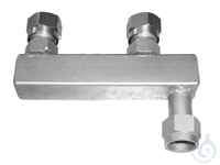 Twin distributing adapter M16x1 female to 2x M16x1 male