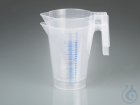 Graduated beakers, stackable