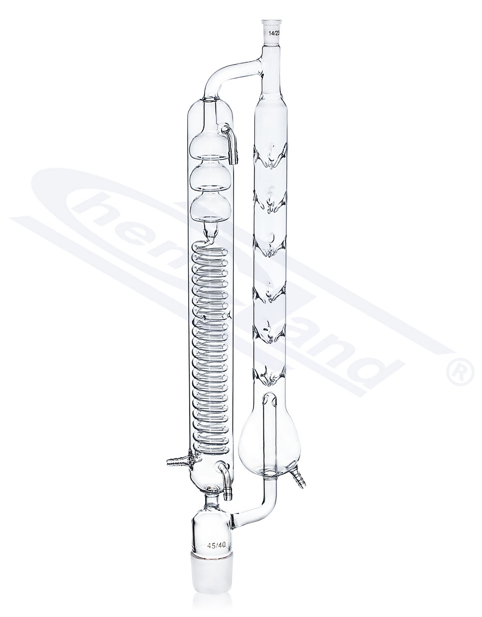 aparat do destylacji  długość 700mm WS45/40