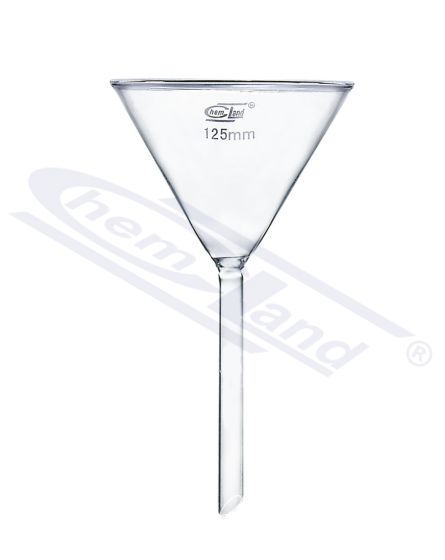 lejek laboratoryjny szklany ZWYKŁY 0100 CHEMLAND NEW LINE