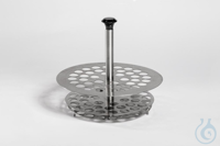 Insert plate for test tubes for MS 26, PZ 26... for 40 tubes 20mmØ each.