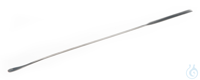Spoon spatula 18/10 steel, LxW=185x5mm