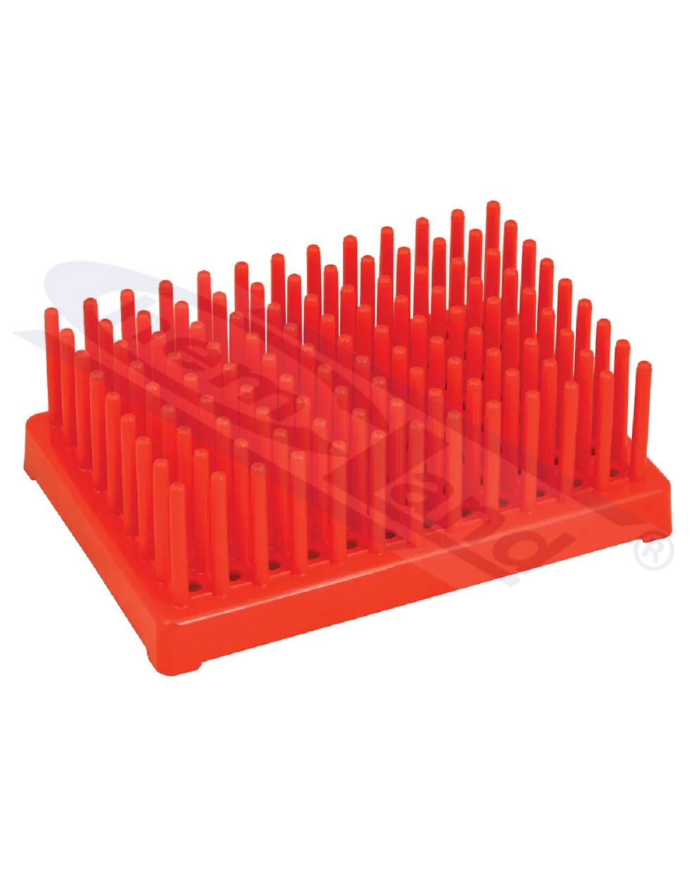 statyw do próbowek - jeż - czerwony fi 13mm x 96 miejsc