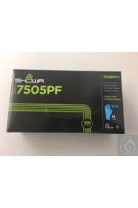Nitrile gloves N-DEX powder free size M, 22 cm long, 0.10 mm thickness, powder