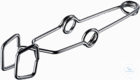 Test Tube Holder 30 mm D. stainless steel