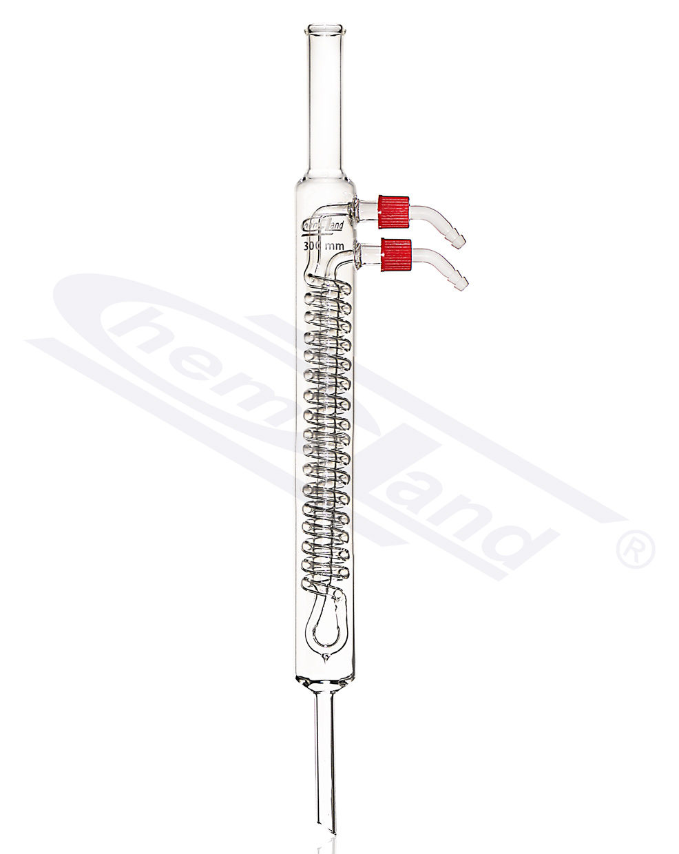 chłodnica Dimrotha bez szlifu dł.0300mm króćcemPP