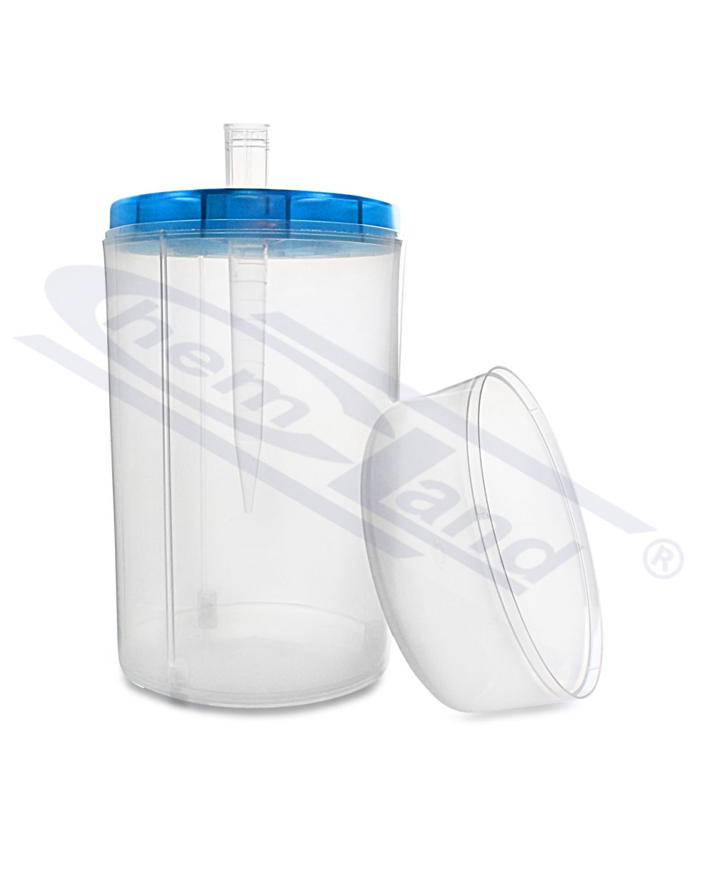 .pudełko PP na 18 końcówek 5ml - wymiar h-188, fi-102 mm - 7695852