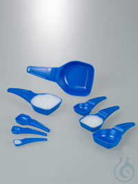 Measuring spoons, blue, sterile