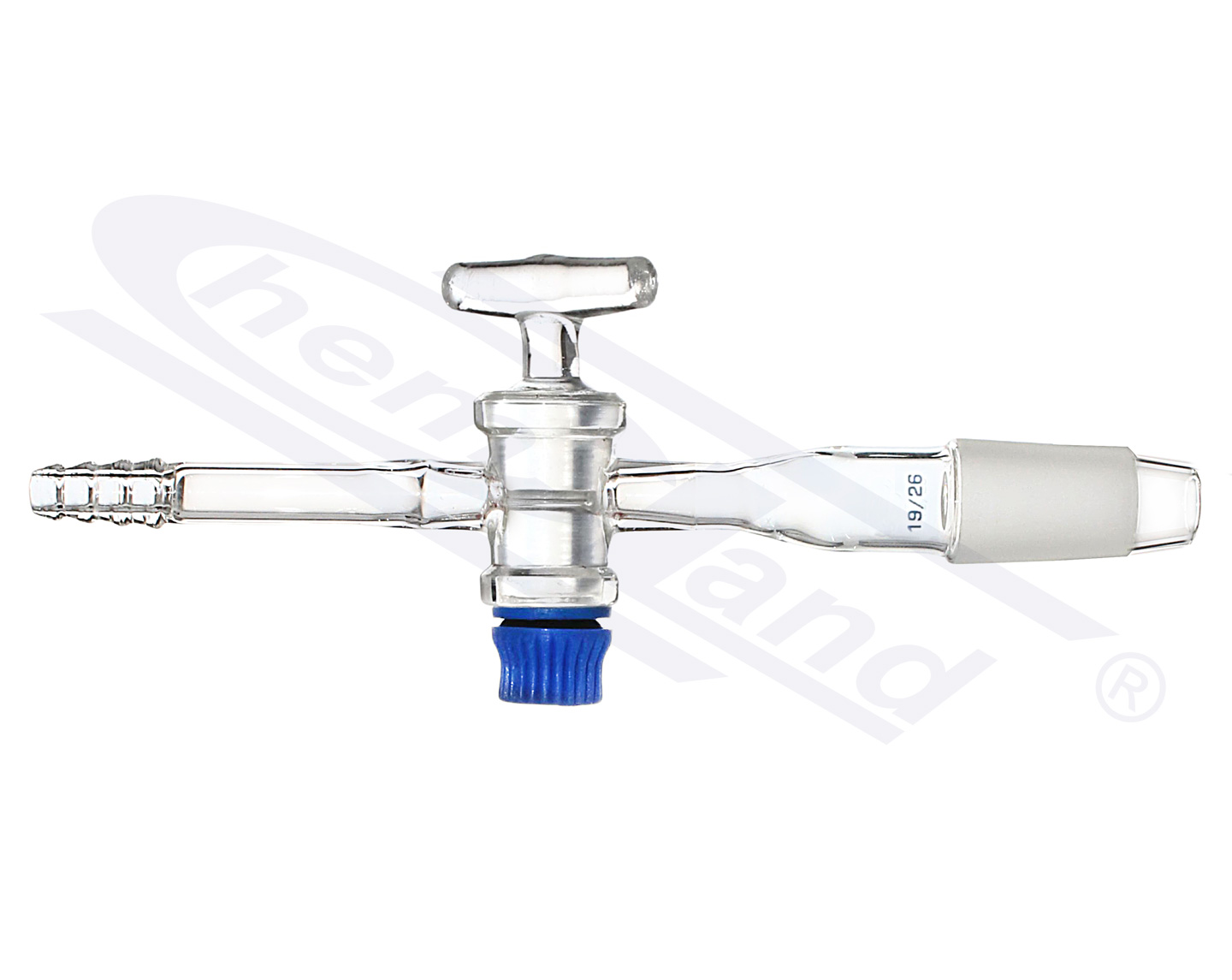 kran - nasadka WS zew 14/23 kran szkło koń prosta CHEMLAND