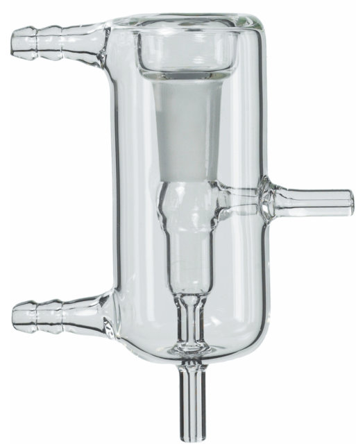 Flow through cell thermostatable