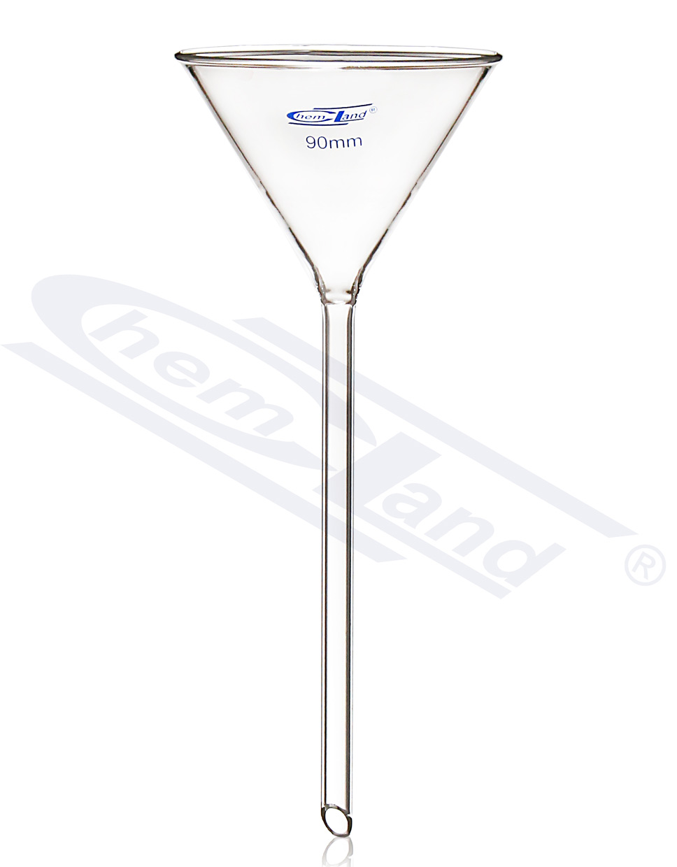 lejek laboratoryjny szklany 065 H nółżki 150mm, fi nółżki 8mm CHEMLAND NEW LINE