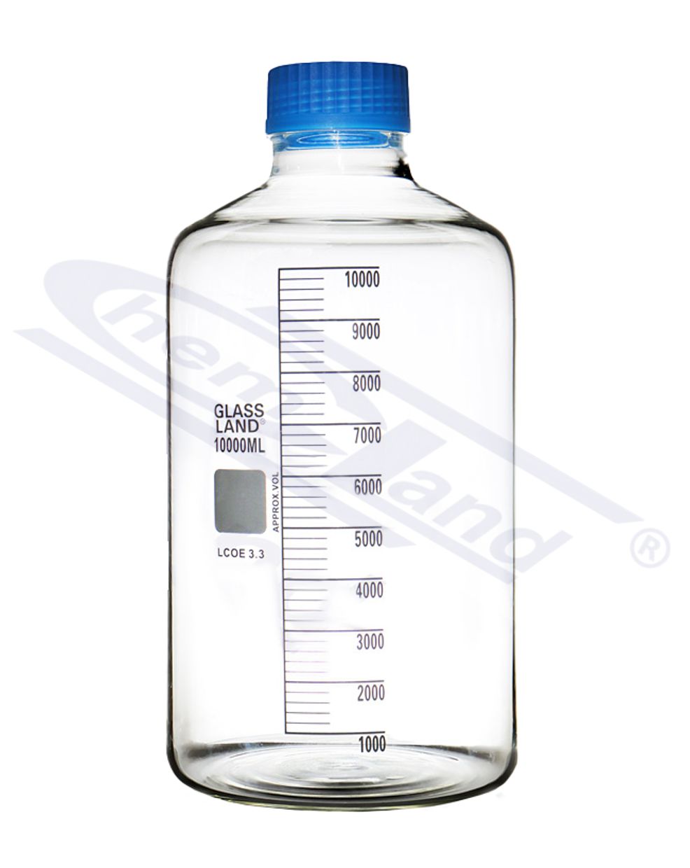 butelka z nakrętką BORO 3.3  GL80  10000mlCHEMLAND
