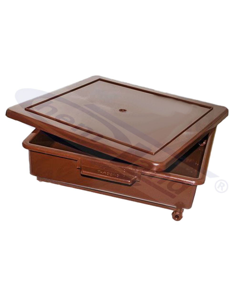 kuweta laboratoryjna z PP   225x225x50   ORANŻ