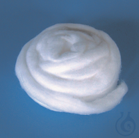 Cotton roving f. pip., 100% cotton wool, degreased light weight app.1,3 g/m, 1 k