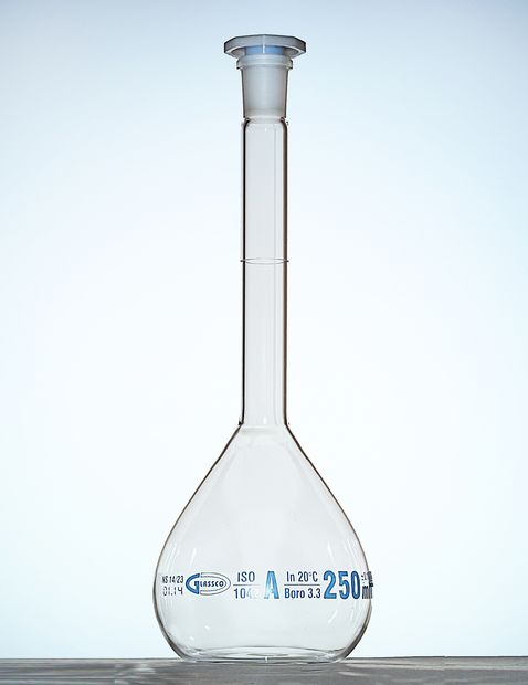 kolba miarowa z certyfikat kl A 5000ml GLASSCO  WS 34/35