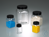 Wide-neck jar, square, PETG