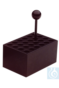 neoLabLine Heizblock Alu, 24 Vertiefungen 10 mm Ø für Reaktionsgefäße 1,5/2 ml