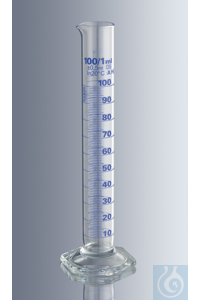 Graduated cylinders 50:1 ml, class A conformity certified