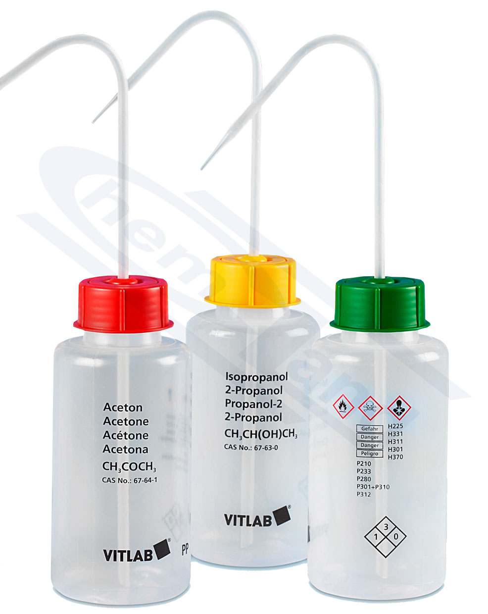 tryskawka z nadr. ISOPROPANOL 0250ml z nasadką GL45