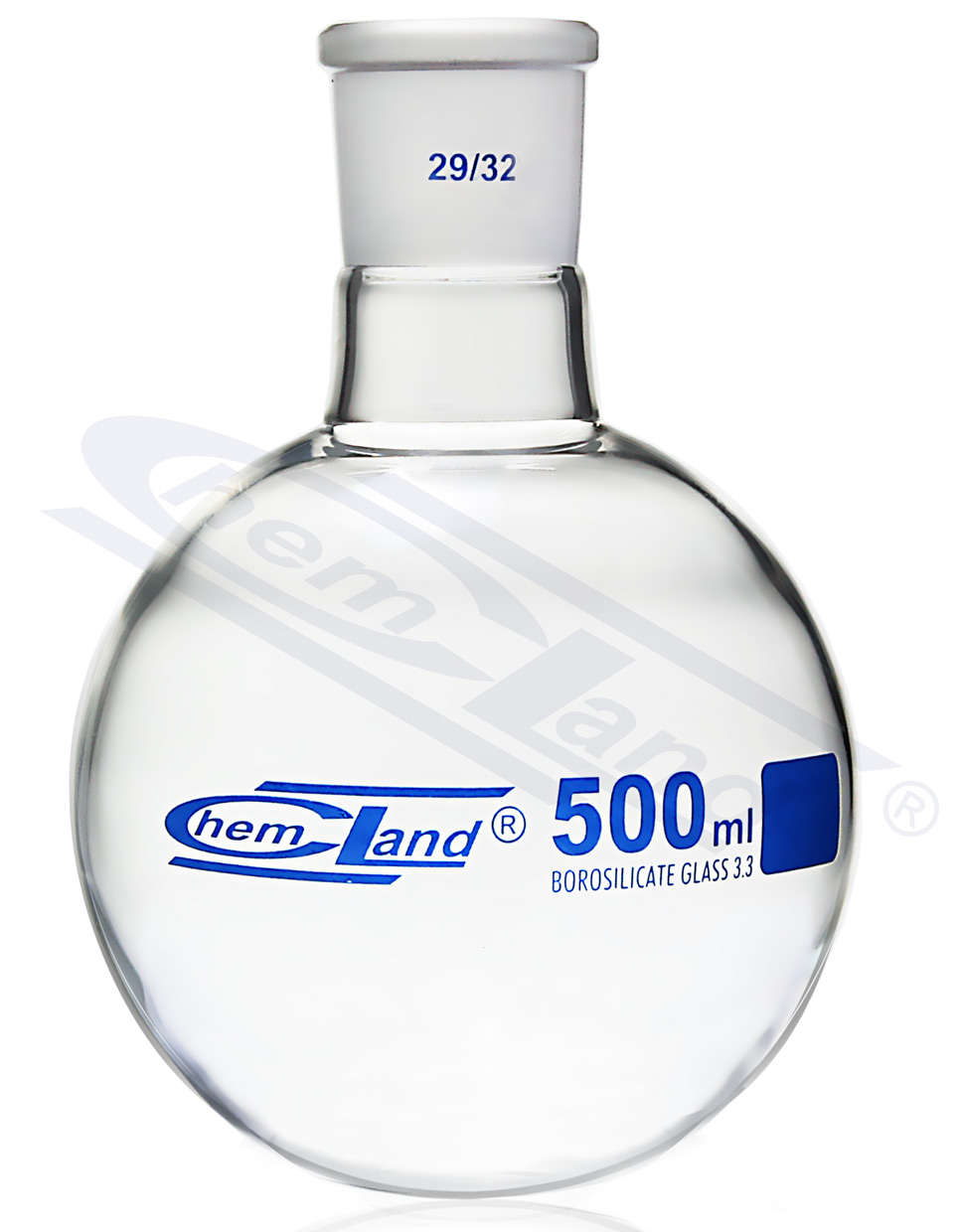 kolba okrągłodenna 00100ml szlif 14/23 CHEMLAND NEW LINE