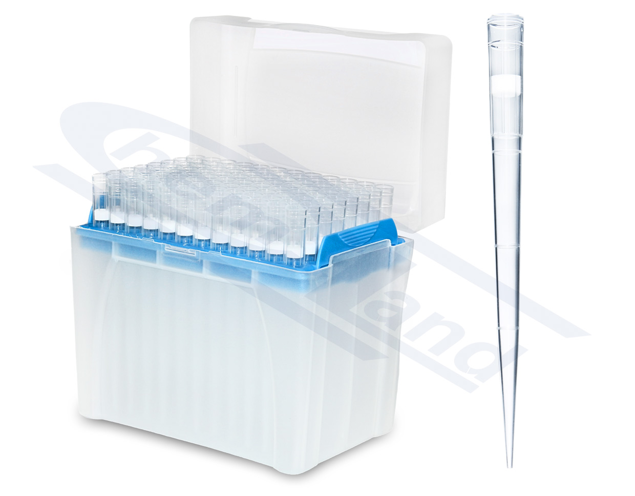 końcówki do pipet  01 250ul sterylne z filtrem wolne od DNA RNA  op 96szt.