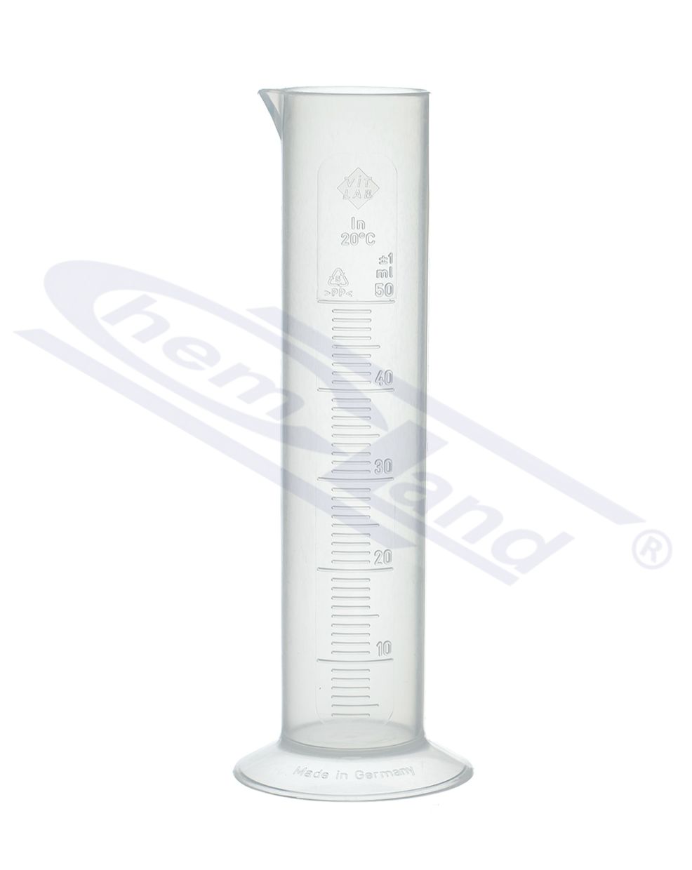 cylinder PP niski z wylewem sk. tłoczona 0100ml
