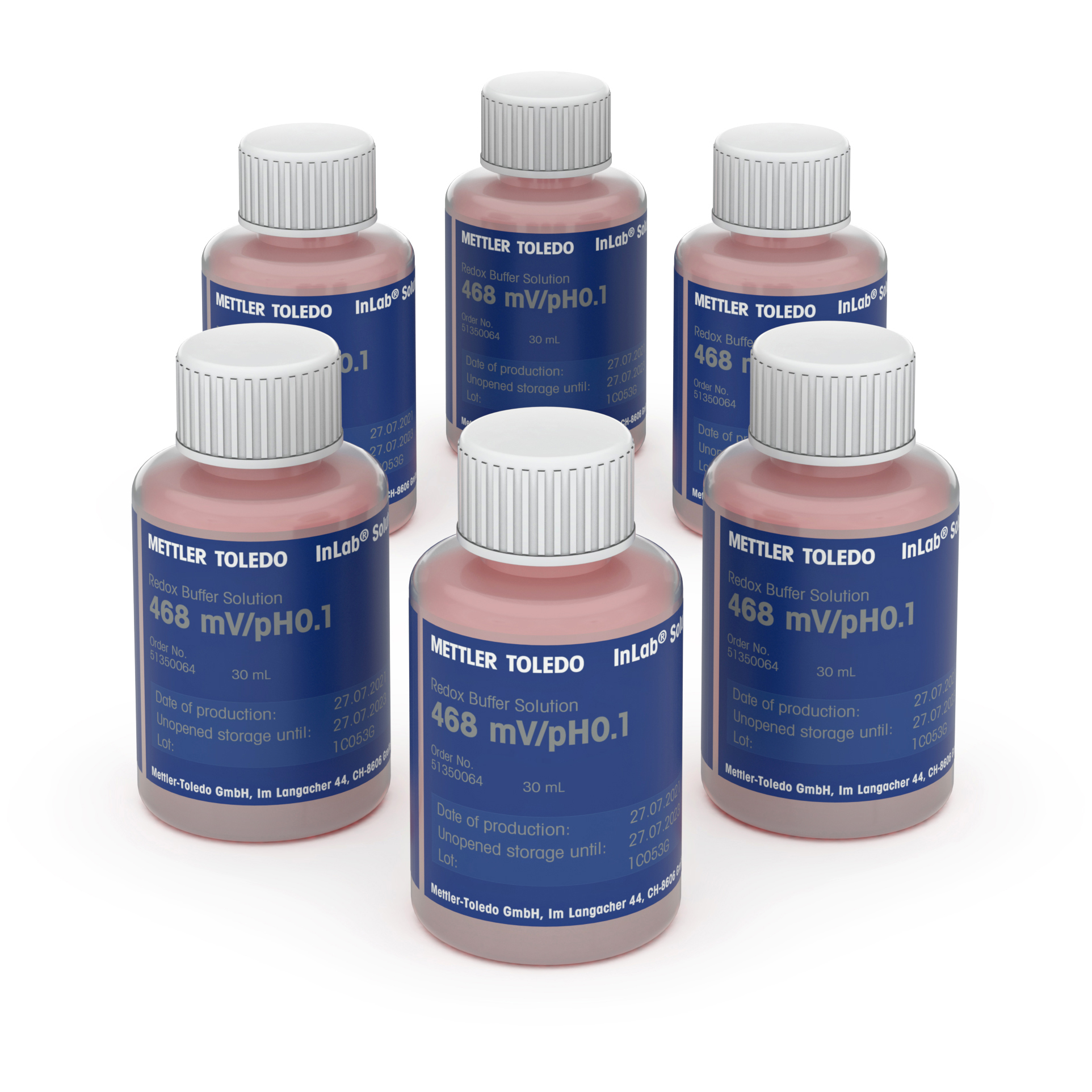 Redox buffer 468mV/pH0.1, 6 x 30mL