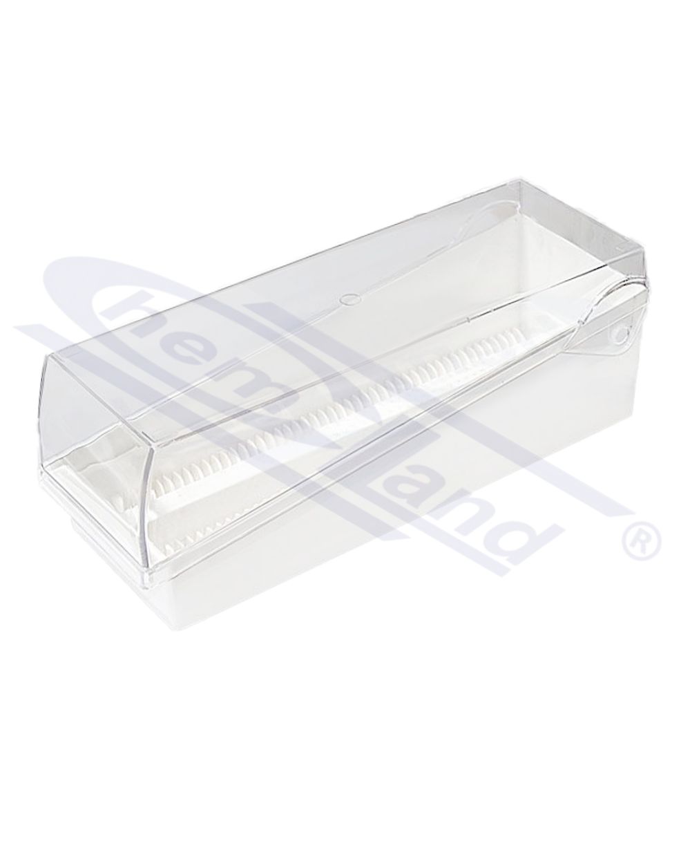 etui z PP pochyłe na 100szt szkiełek mikroskop.