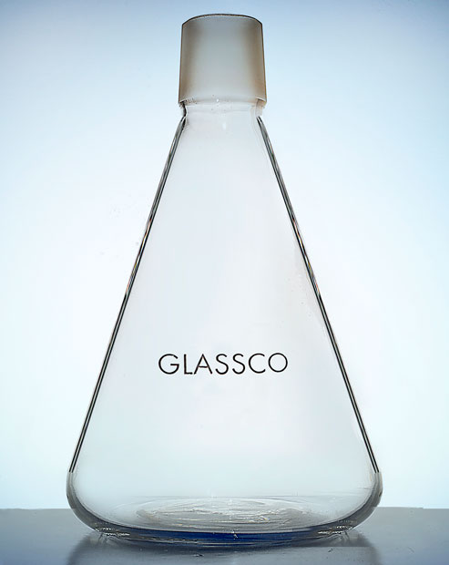 kolba filtracyjna ze szlifem zewnętrznym 5000ml GLASSCO