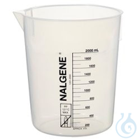 Nalgene™ Polypropylene Griffin Low-Form Plastic Beakers