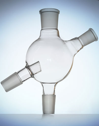 kolba krzyżowa 100ml do wyparki WS zew.2x14/23 WS wew 29/32 i 14/23