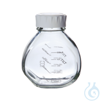 Media bottle 500 ml low Boro 3.3, GL 56 screw cap PP