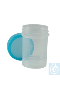 neoChoice Versandgefäß 100 ml, 48 x 80 mm, Deckel beiliegend, 250 St./Pack