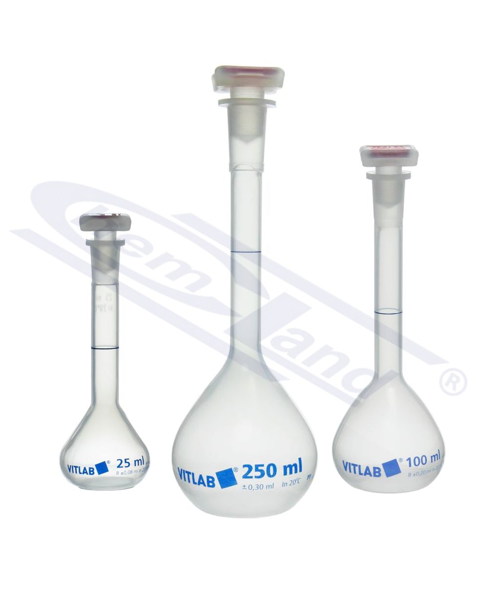 kolba miarowa z PP korek 1000ml klasa B
