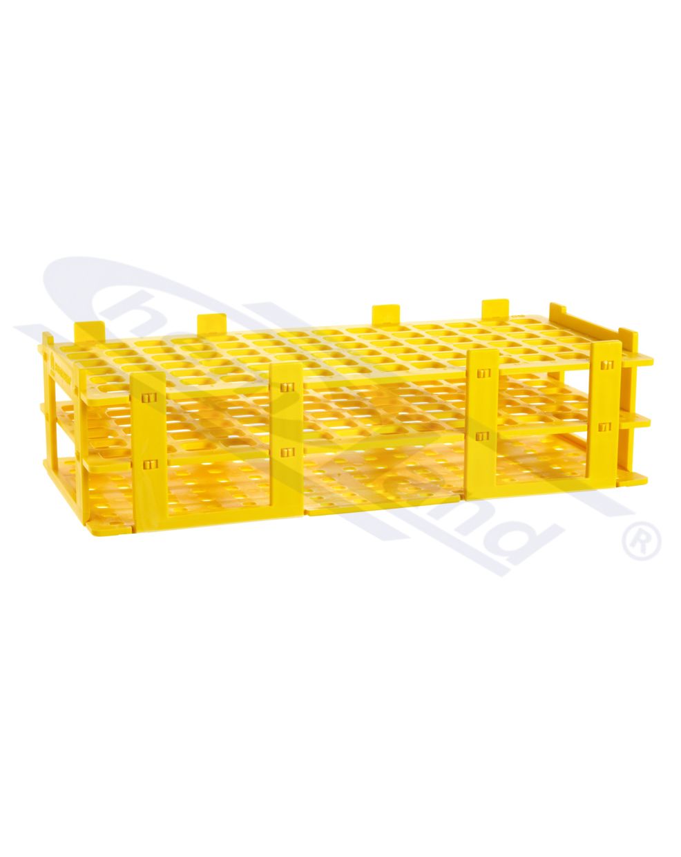 statyw z PP składany ŻÓŁTY 21 miejsc fi 30 (3 X 7)  WYMIARY 246X106X68
