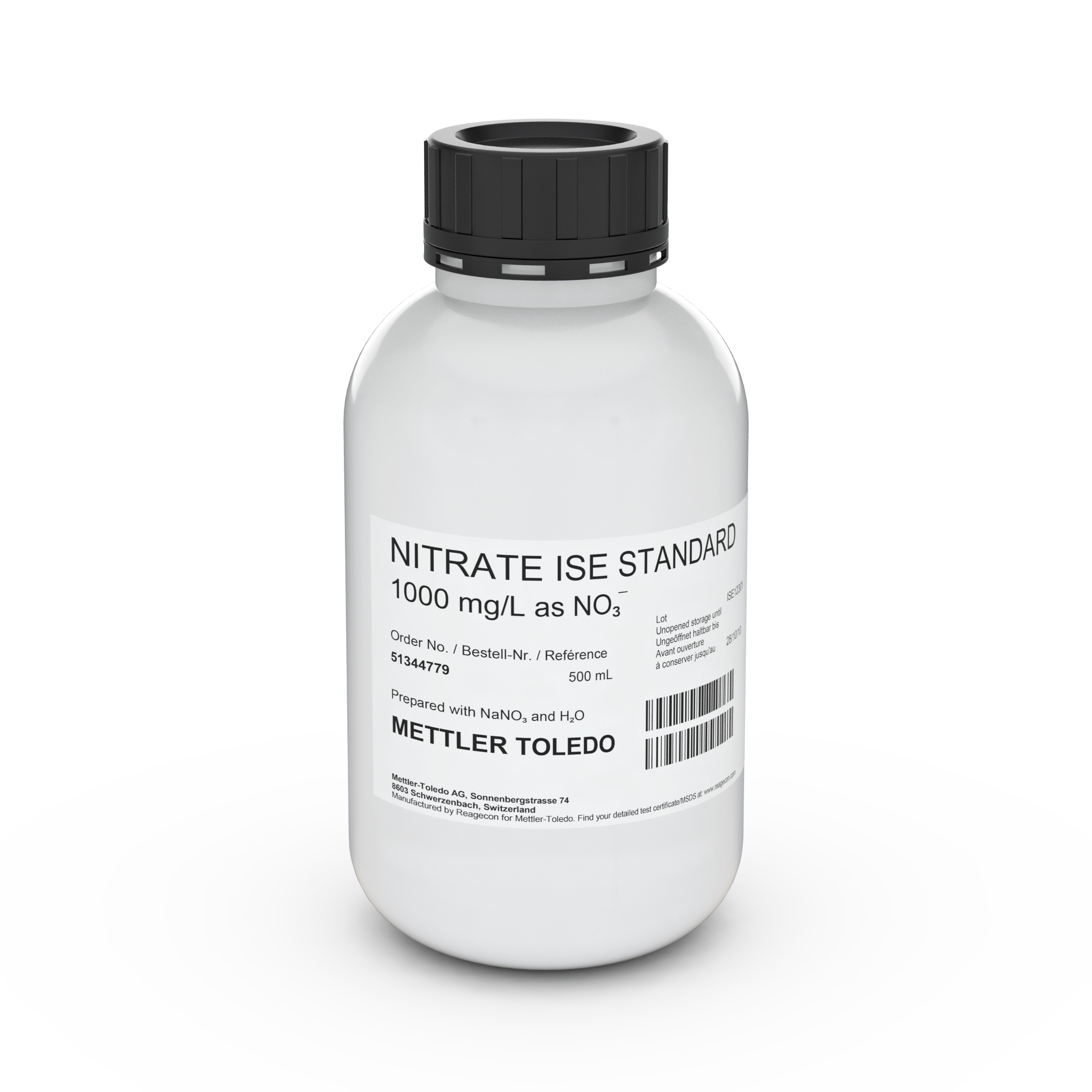 ISE standard NO3 1000 mg/L, 500mL