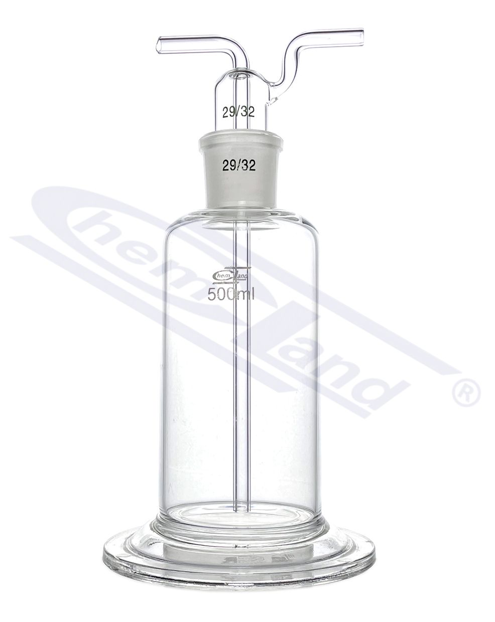 płuczka Dreschla 00500ml z podstawą szklaną WS. 29/32 komplet